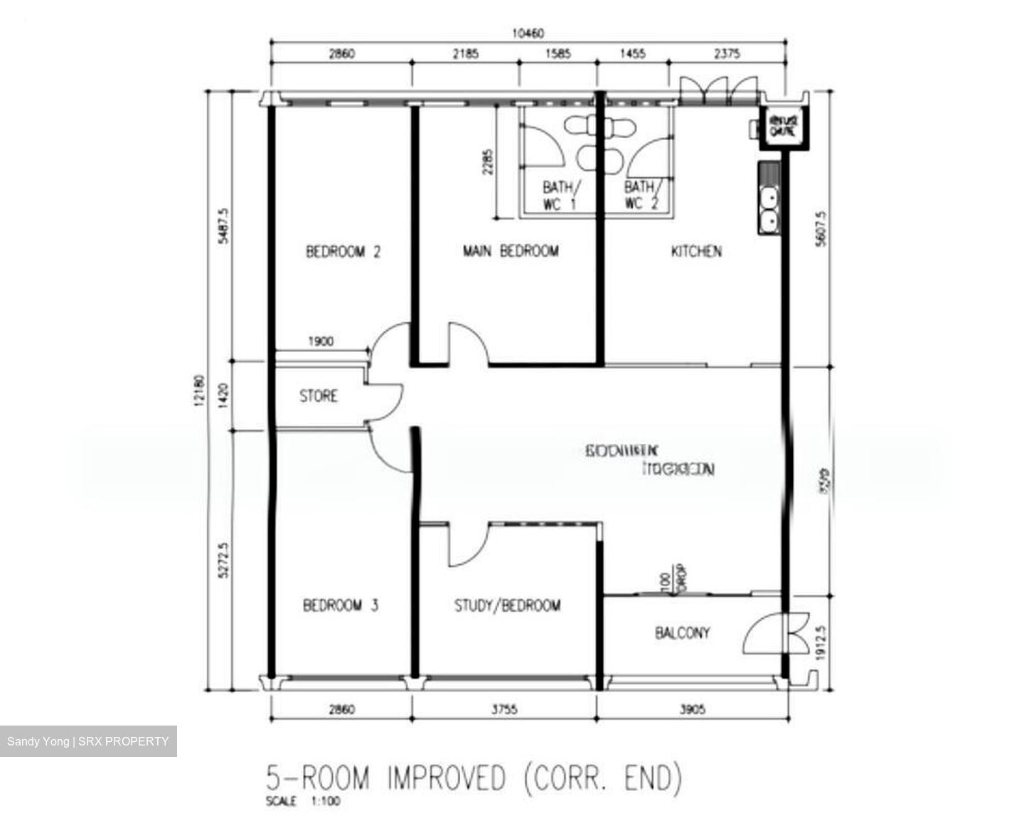 Blk 165 Simei Road (Tampines), HDB 5 Rooms #527456761